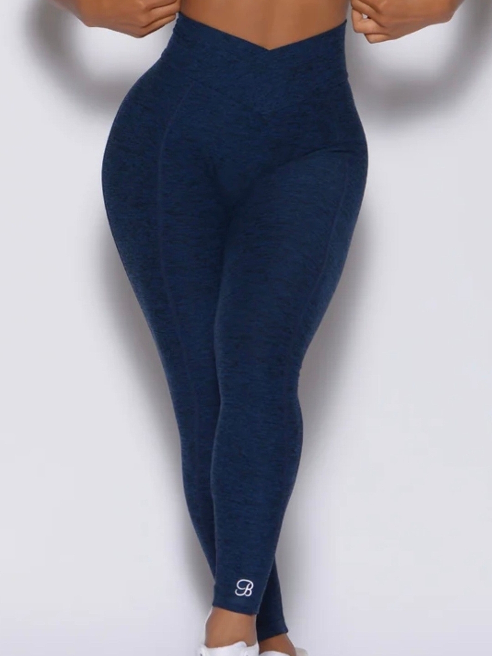 Bombshell Sportswear Navy High-Waist Seamless Leggings